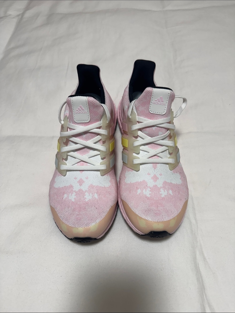 adidas Pink, White & Cream Knit Ultraboost